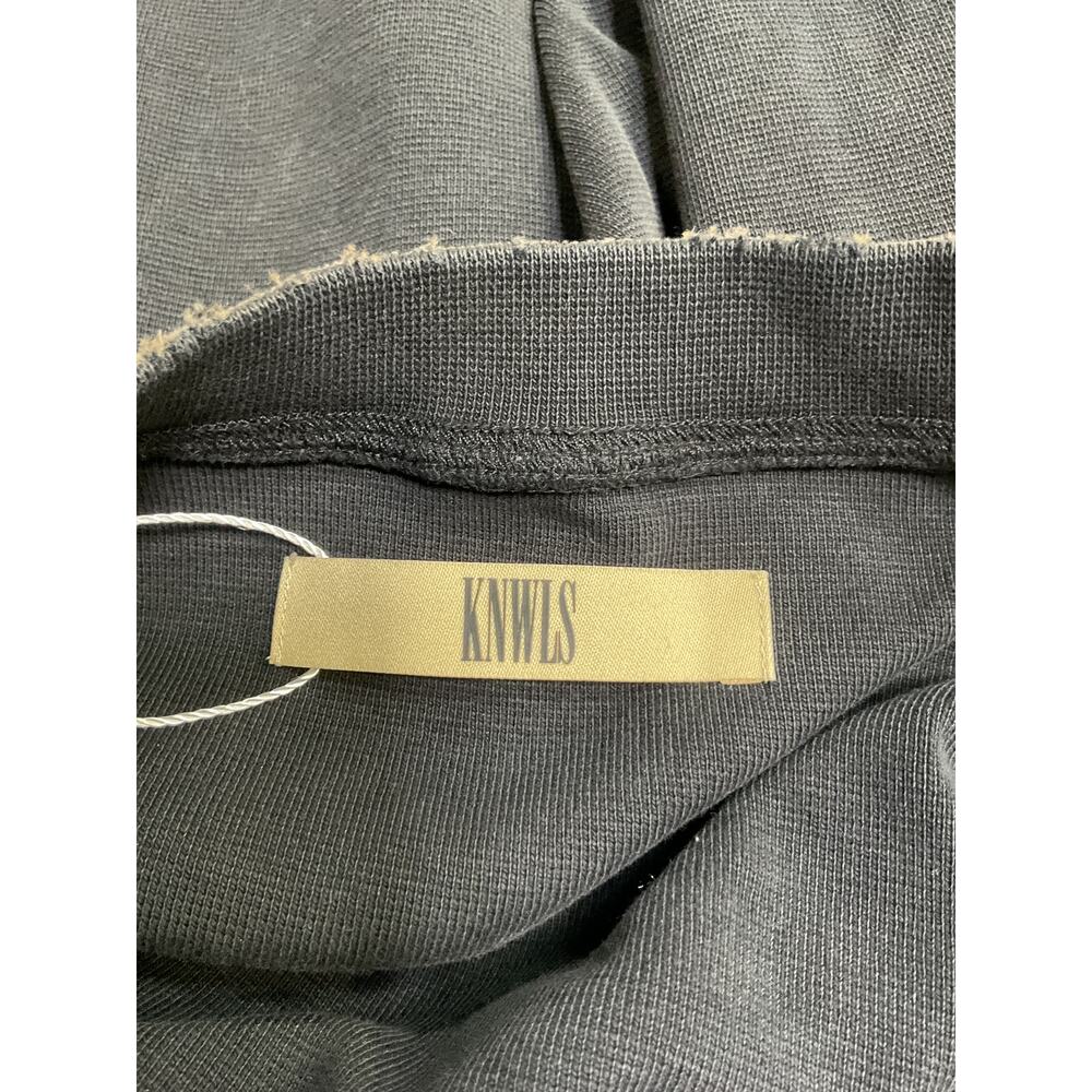 Knwls Oversized Black Dark Wash Long Sleeve T Shirt Size XS - Picture 5 of 5